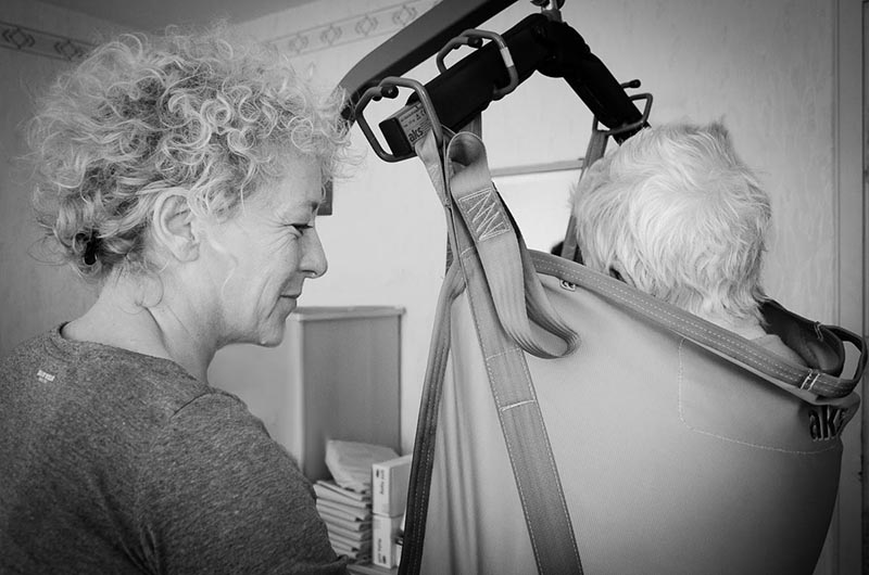 Impressionen aus dem Alltag Pflegedienst seniormobil GmbH Bad Grönenbach fotografiert von Kees van Surksum Kaufbeuren